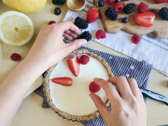 ケーキのデコレーション