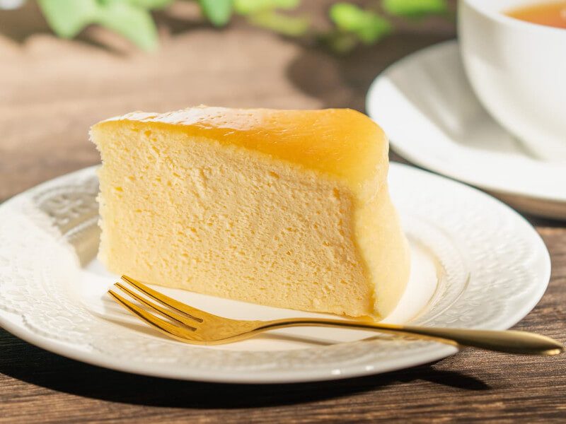 チーズケーキと紅茶